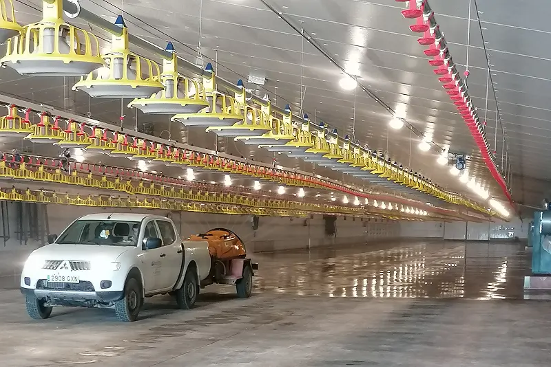 Biofima. Desinfecciones en explotaciones ganaderas en Granada, Almería, Málaga, Jaén, Córdoba y Sevilla